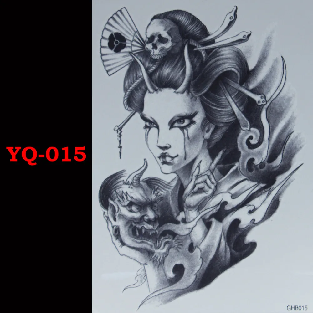 Japonais Style Bras Flash Tatouage Tatouage Frais Beau