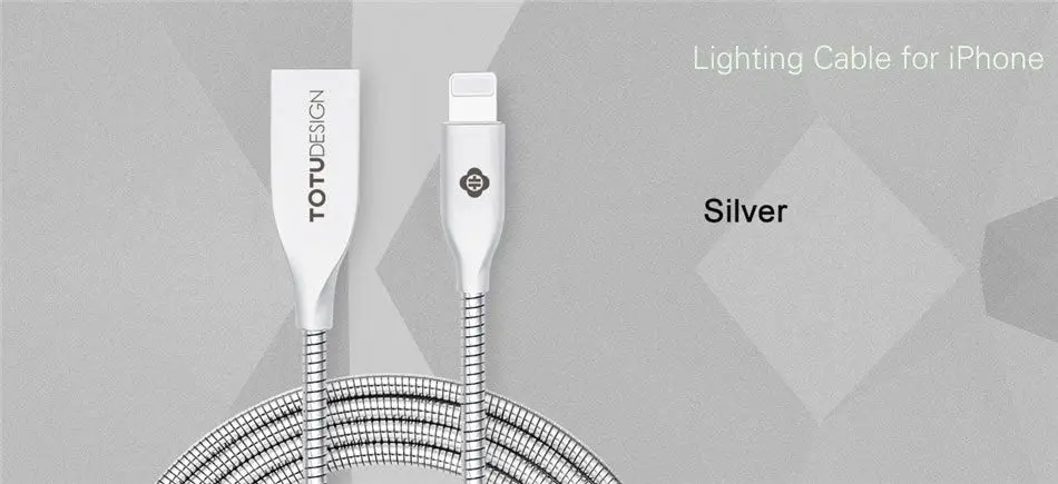 TOTU металлический USB кабель для Lightning Micro usb type C быстрое зарядное устройство Кабель-адаптер для iPhone 7 samsung Huawen Xiaomi htc кабели