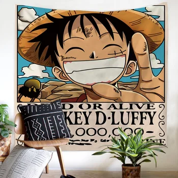 

Comic and Animation One Piece Tapestry Wall Hanging decoration comfortable Good quality twin full queen Tapestry best selling