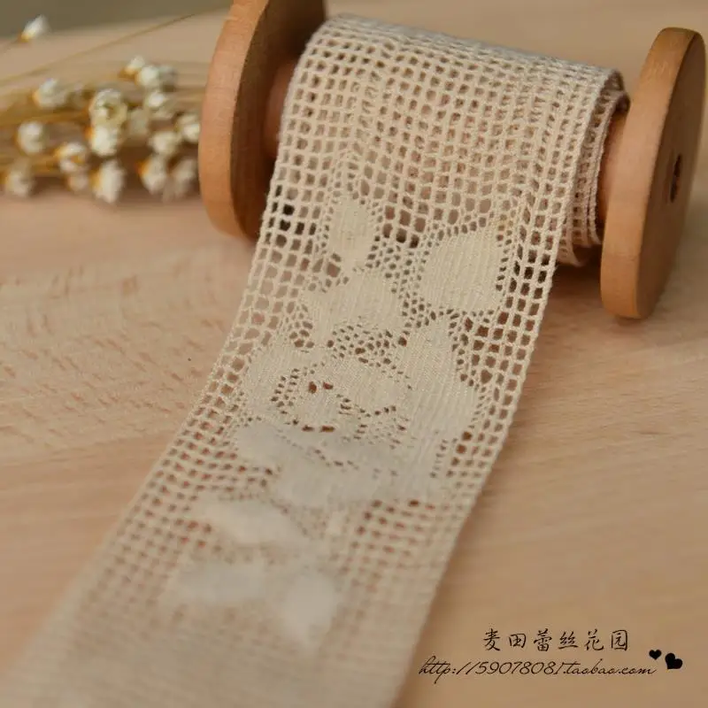 

hot sale DIY lace cotton export fine qualities Rose Lace (5cm)