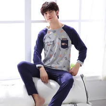 Милый белый медведь, матовый хлопок, Мужские пижамные комплекты, повседневные пижамы с животными, Мужская домашняя одежда, сексуальные пижамы, mujer