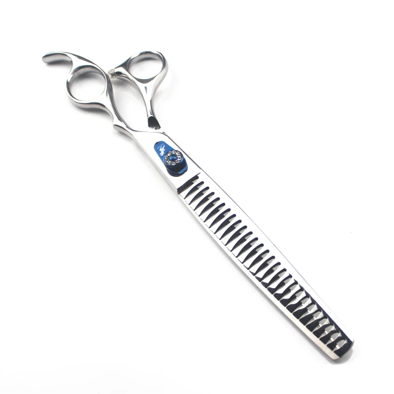 9.0 inch pet hairdressing scissors fish bone cut high-grade pet scissors JP440C material