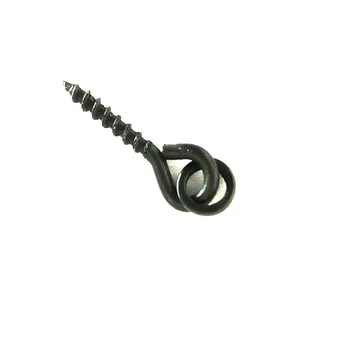 

Shared With Fish 13mm Carp Fishing Chod Boilie Screw with Ring Pop Up Peg Pellet Holder Bait Stop Matte Black Terminal Tackle