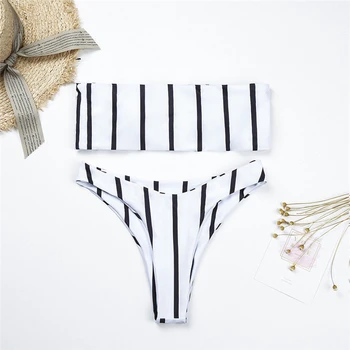 

Womens Push-up Bikini Set Summer New Striped Swimsuit Bathing Suit Swimwear Beachwear Women Swimming Suit Maillot De Bain Femme