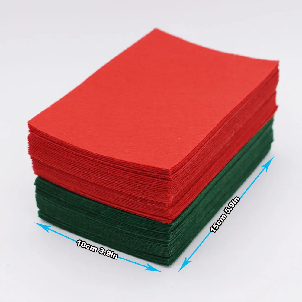 Felt Fabric Sheets 40pcs 100% Polyester Felt Fabric 1mm Thickness Assorted  Colours Nonwoven Felt Sheets for Sewing Kids DIY Arts & Crafts 