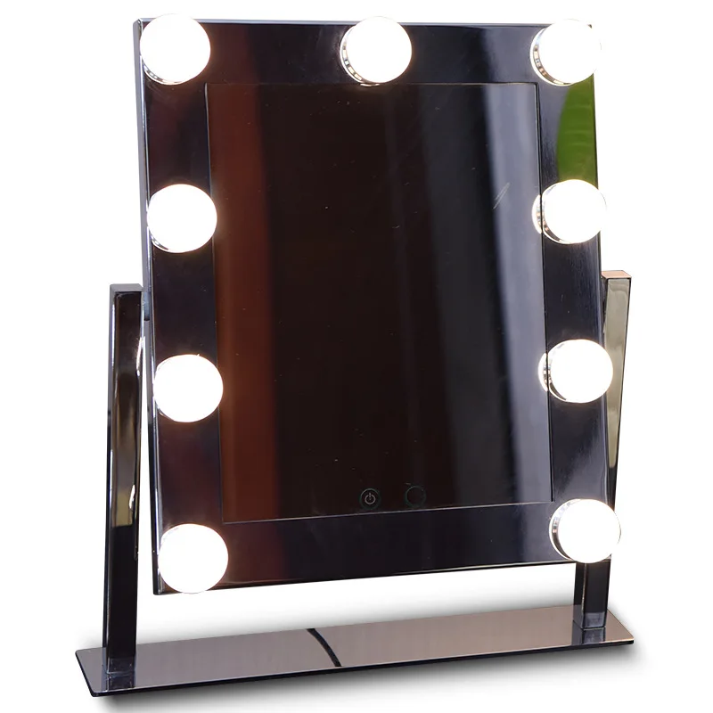 Hollywood Makeup Vanity Mirror With Light Large Lighted Make Up Touch Screen Table Stand Cosmetic Led Bulbs|Зеркала для макияжа| |