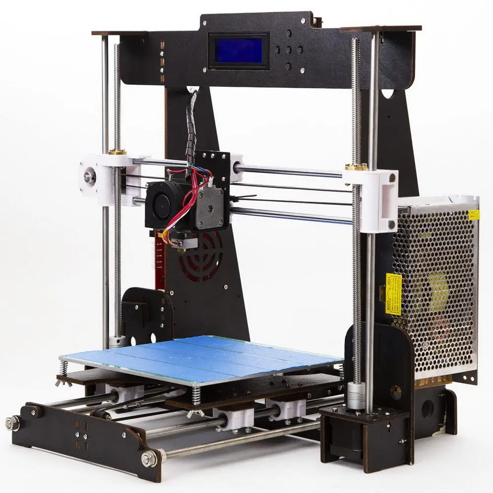 3d принтер DIY A8 Высокая точность рабочего стола Prusa i3 DIY ЖК-экран принтер дерево Impresora 3d сбой питания печать