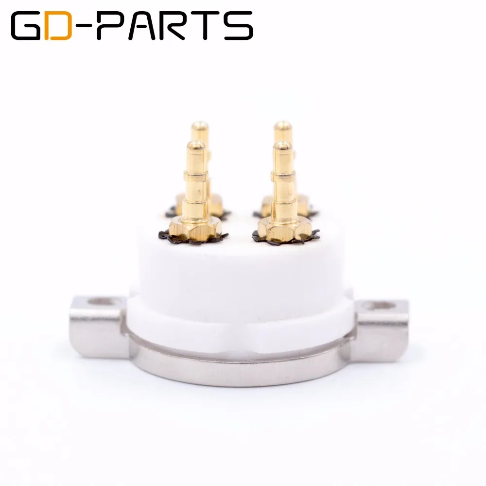 GD-PARTS высококачественные керамические 4pin трубки розетки для 2A3 300B PX4 5Z3P 5U4G 274A 45 71 Hifi винтажные AMP DIY Позолоченные булавки