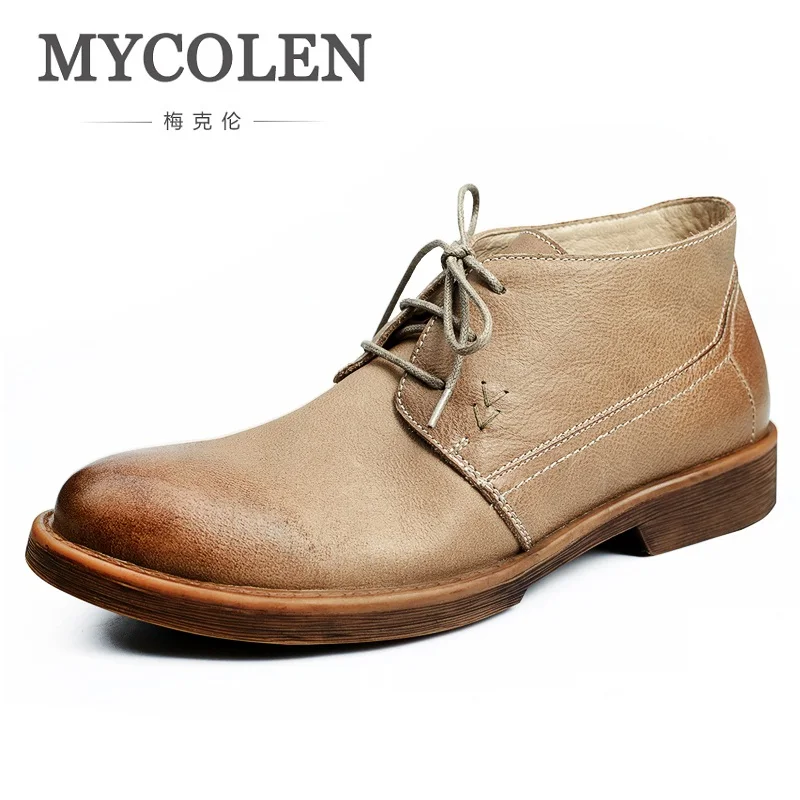up Homens Da Mycolen 2018 Calçado Masculinos Outono Sapatos Marca Inverno Qualidade Masculina De Dos ouro Homem Dourado Coturno Lace Moda Botas Black Militar qPP06