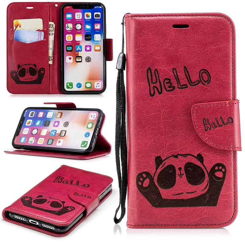 Red Кожаный чехол для iPhone 7, бумажник, откидная крышка, для Nokia 5, 3, 2 отделения для карт, подставки, чехлы для телефонов, для Nokia 1, чехол, в винтажном стиле, B117 - Цвет: Red