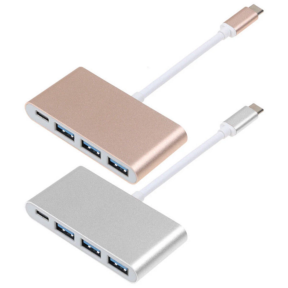 4 в 1 USB 3,0 концентратор двойной type-C многопортовый адаптер Thunderbolt 4K HDMI для MacBook Pro для смартфона apple