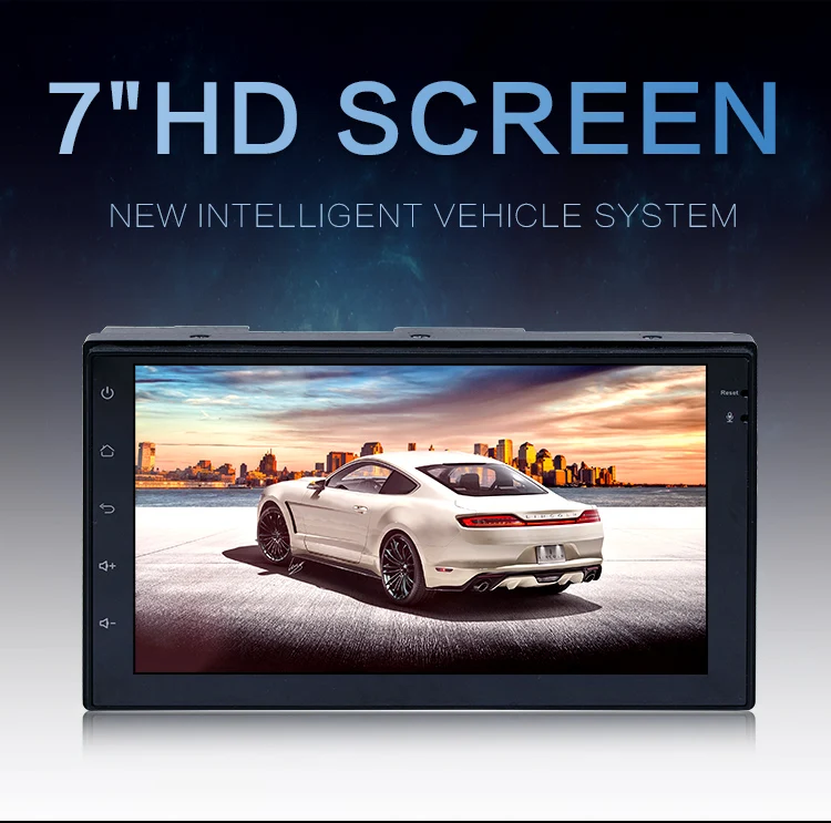 ANLUD Car Multimedia Player GPS 7 Touch Screen Android Universal MP5 Player 2DIN In-Dash FM Radio For TOYOTA Rear View Camera (1)