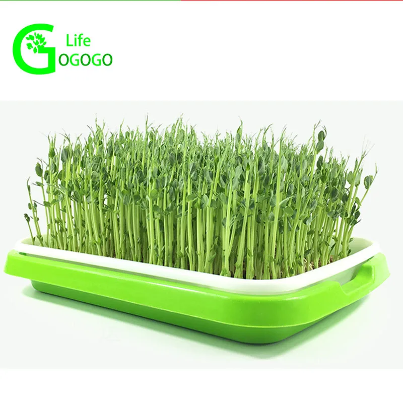 3 шт. PP гидропоника оборудование для лотков поднос рассады горшок Soilless