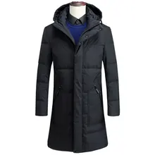 2017 New Arrival Autumn Winter Jacket Men Brand Clothing Cotton Thick Long Coat Male Quality Fashion Parkas Men