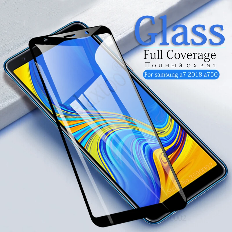 Защитное стекло для Samsung Galaxy A7 закаленное 2018 A 7 A750F A750 защитная пленка экрана с 3D