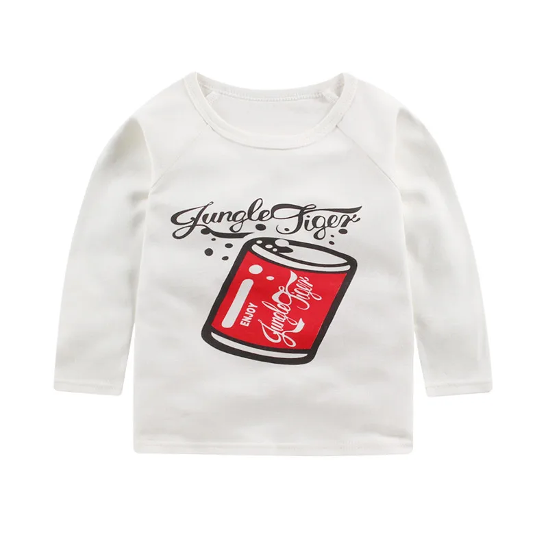 2019 frühling kinder T-shirt baumwolle jungen und mädchen druck langen ärmeln casual shirt baby männlichen baby mädchen baby t-shirt