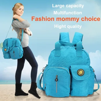 

Fashion backpack Baby diaper bags Infant/toddler nappy bag mommy multifunctional maternity bag lady handbag shoulder bag Light