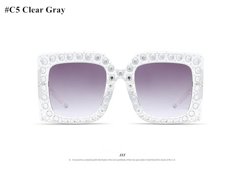 2018 New Diamond Square  Sunglasses (17)