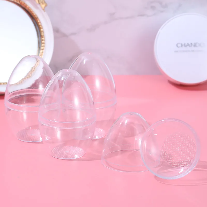 

Beauty Egg Dust-proof Shell Sliced Water Drop Gourd Egg-shaped Transparent General Purpose Cosmetic Sponge Shell