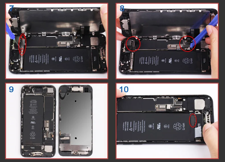 Аккумулятор для iPhone 7 Plus, Сменные Аккумуляторы 2900 мА/ч, батарея для мобильного телефона Apple iPhone 7 Plus, бесплатные инструменты