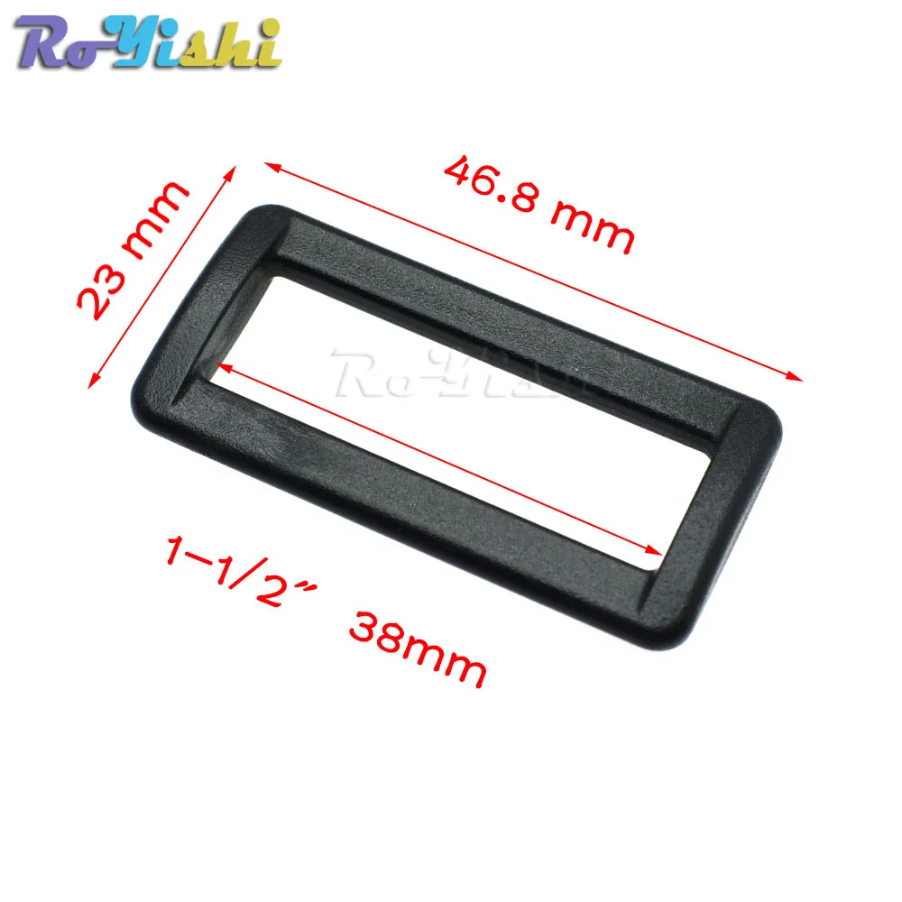 1 1/2"(38mm) bing Plastic Loops Looploc Rectangle Rings Adjustable