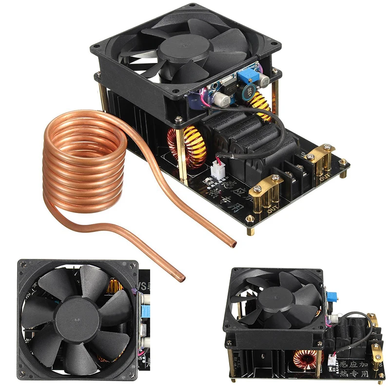 

1Set Low Voltage Induction Heating Module 1000W ZVS Machine PCB Board with Copper Tube