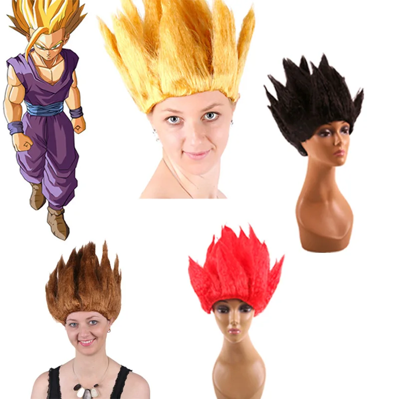 Super Saiyan Wig Dragon Ball Son Goku Cosplay Wig Halloween Carnival