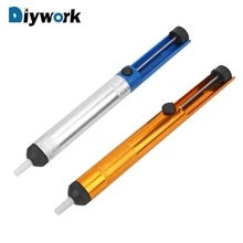 DIYWORK инструмент для сварки припоя присоска отпайки насос для удаления ручной инструмент Вакуумный паяльник отсос всасывания Оловянная ручка металл