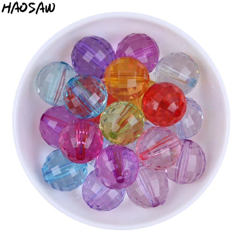 High Quality Choose Color Fashion Bead Accessories 20MM 100Pcs/Lot