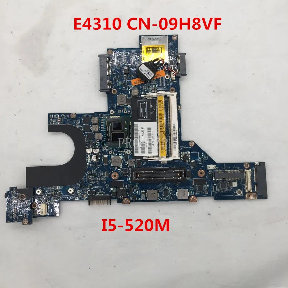 Бесплатная доставка для Latitude E4310 материнская плата ноутбука CN-09H8VF 09H8VF 9H8VF с I5-520M