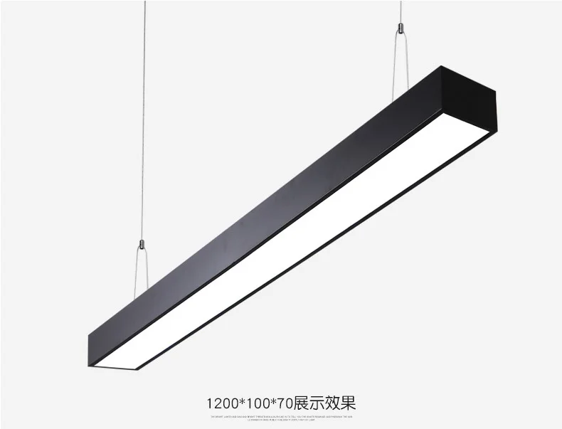 

100x55mm Aluminum Profile / Pristine Linear Suspension LED Lights
