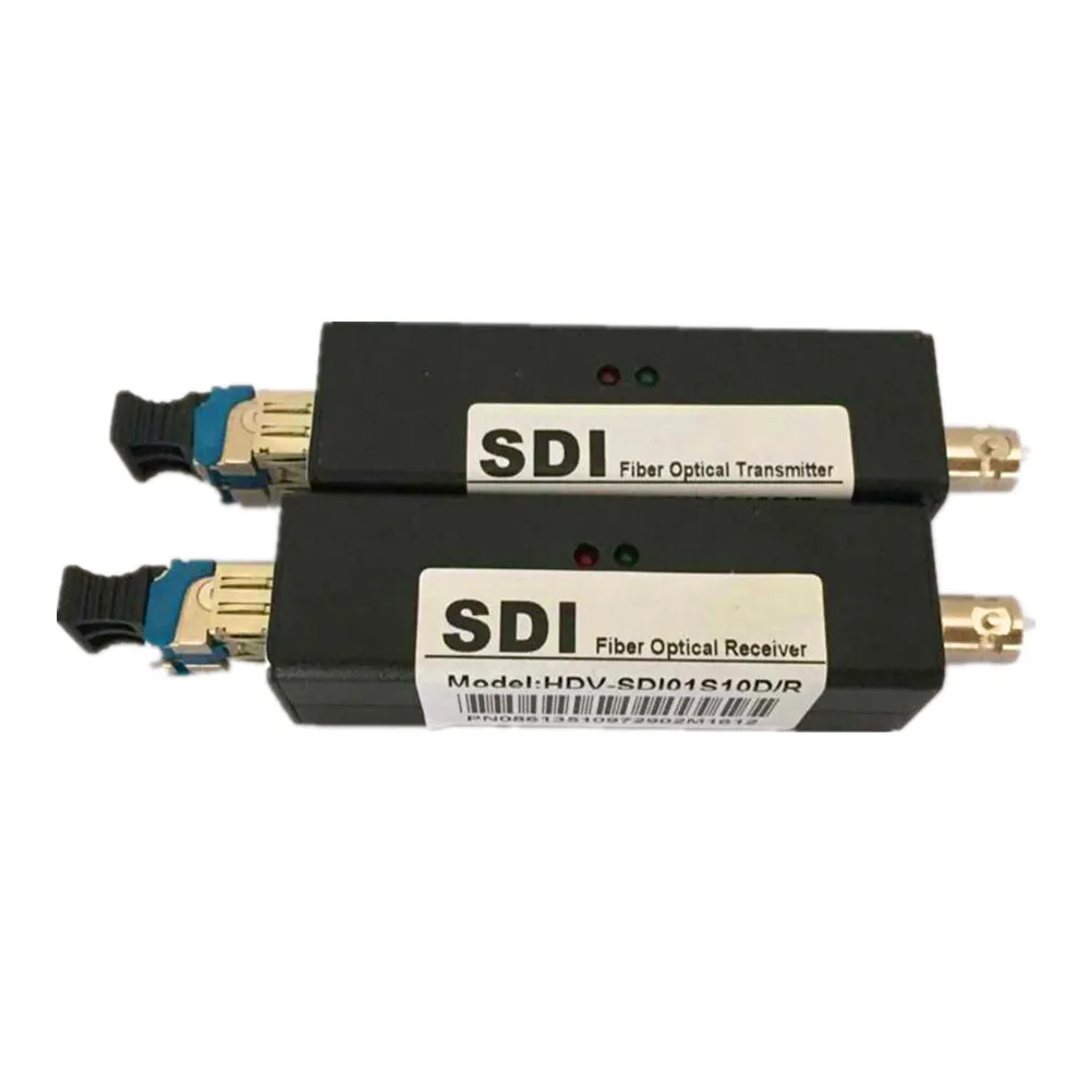 Мини HD SDI оптоволоконный медиаконвертер BNC 1080P оптический видеопередатчик