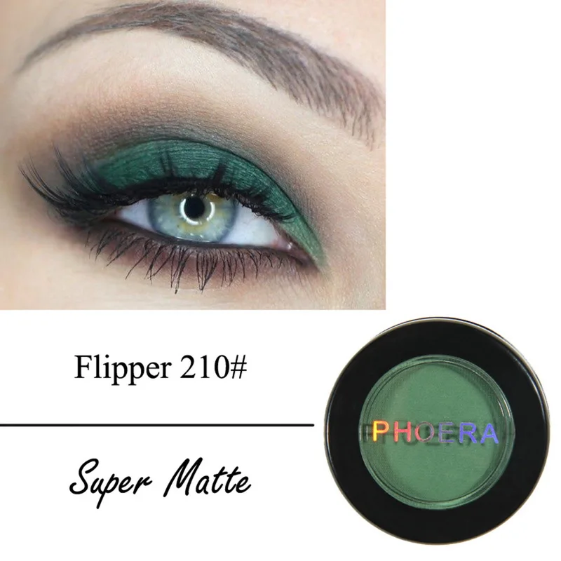 Тени для век PHOERA Hot Shimmer натуральная косметика дымчатые блестящие металлические