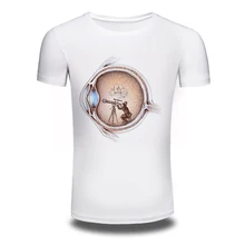 DY 95 Summer Fashion 3D Cartoon Eyeball Design T Shirt Men s High Quality Custom Personality