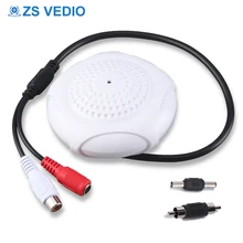 ZSVEDIO мини аудио Микрофон Чувствительность-35 дБ для безопасности и защиты/видеонаблюдения/камеры наблюдения/ip-камеры