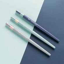 JIANWU, 1 шт., 0,5 мм, простой цвет, тонкая ручка, свежая, для детей, девочек, подарки, для школы, авторучка, милые офисные принадлежности