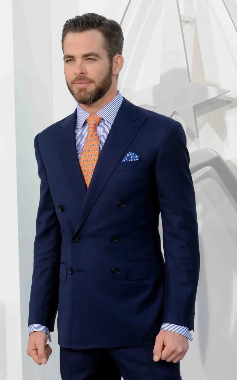 Custom double breasted blue dress groom groomsman groomsman wedding