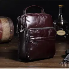 Новая мужская сумка из натуральной кожи, маленькая сумка на плечо, Повседневная сумка из кожи коровы, первый слой, мужская деловая сумка