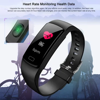 

New Y9 LED Color Screen Smart Watch Waterproof Heart Rate Blood Sleep Pressure Monitor healthy Stopwatch for IOS IPhone Android