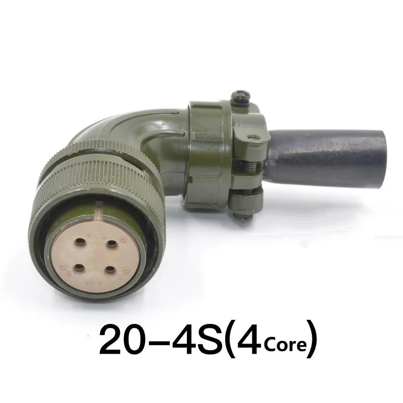 

Aviation Plug MS3108B 20-4S 4 Core Servo Plug Servo Motor Side Power Connector for Panasonic Yaskawa Fuji Mitsubishi