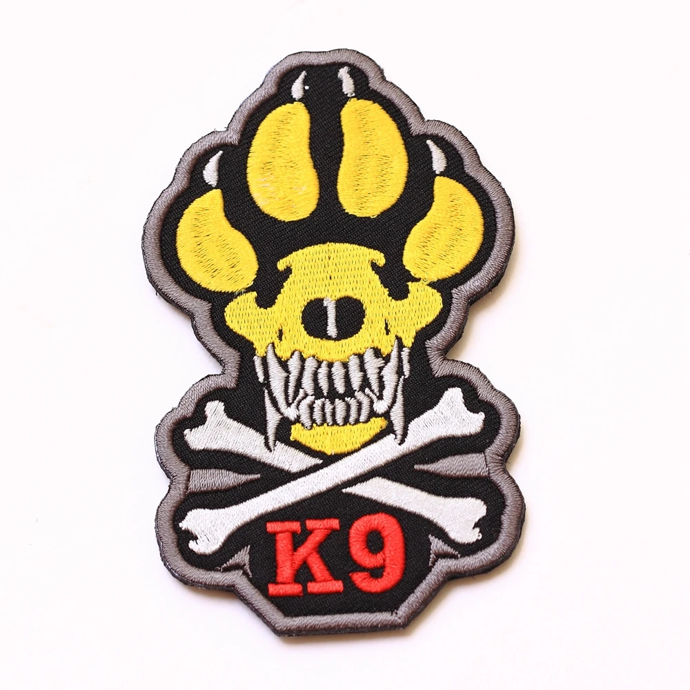 

TSNK Military Enthusiasts Embroidery Patch Army Tactical Boost Morale Badge " K9"