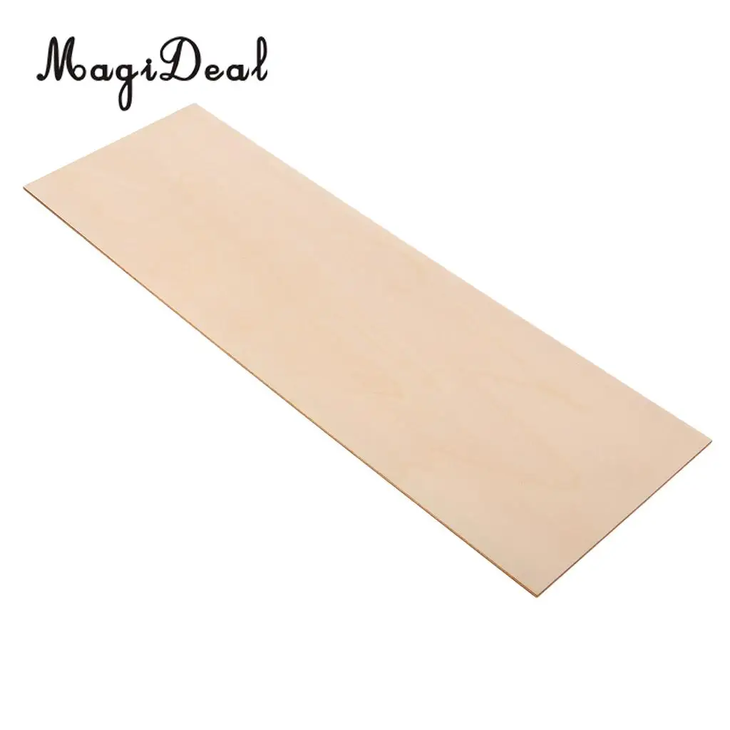 3 Sizes Square / Rectangle MDF Unfinished Wood Pieces Blank Plaque for DIY Woodwork Craft Pyrography Scrapbooking Building Model