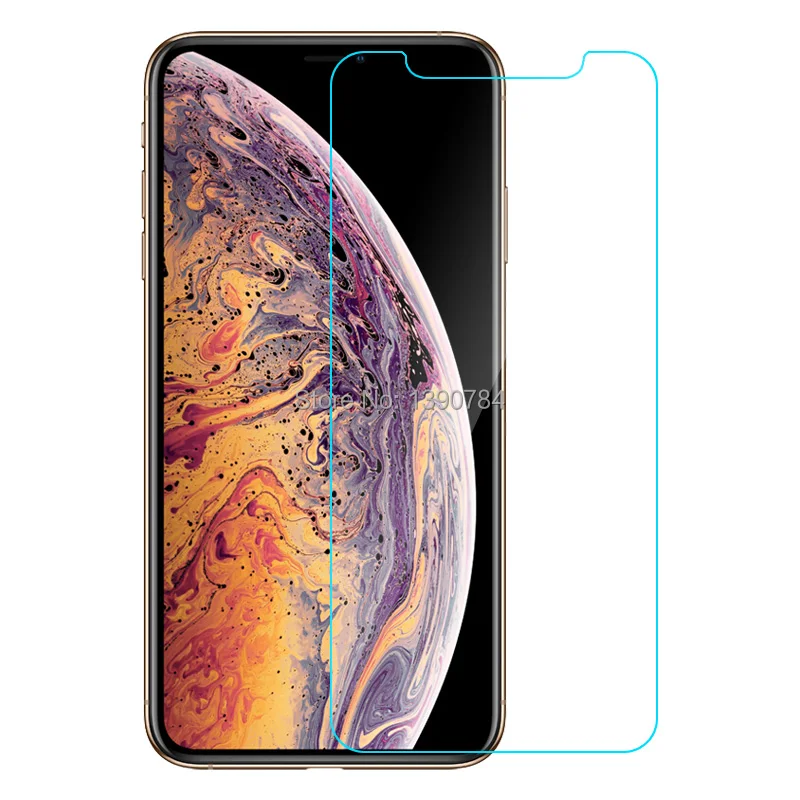 2 шт 2.5D Закаленное стекло для iPhone 11 Pro MAX X XS XR 8 7 6 6S Plus 5 5S 4 4S Защита экрана для iPhone X XS MAX XR 8 7 стекло