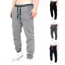 ; сезон осень-зима; куртка Для Мужчин's Повседневное длинные штаны-шаровары Штаны подробное описание кнопки брюки теплые штаны; Штаны