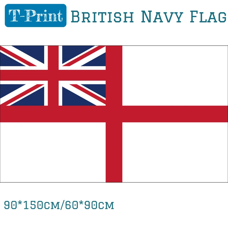Британский морской военный флаг белый флаг Ensign 150x90 см 60x90 см британский морской полиэстер деятельности