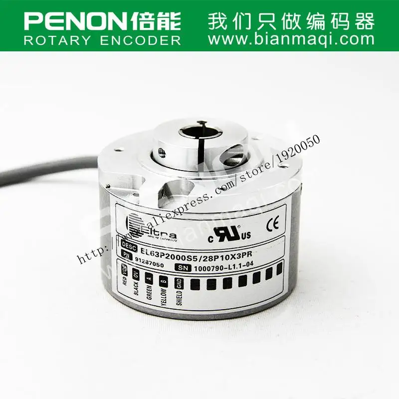 

EL63P2000S5 / 28P10X3PR meaning Seoul record 10mm2000 hollow shaft rotary encoder line