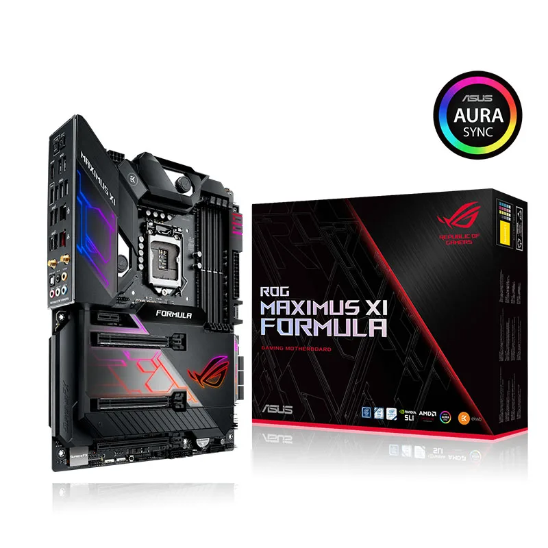 ASUS Maximus XI Formula Player кантри компьютерная игровая доска Z390 M11F1151pin поддержка I9 9900K
