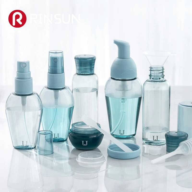 

6 PCS/set Travel Cosmetic Empty Jar Pot Mini MiniMakeup Face Cream Container Bottle Professional Portable Transparent Bottle