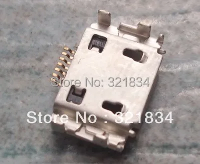 

100PCS/lot micro 7pin usb connector for samsung I9008 T989 S8000 I8910 S5630C S5620 S5660 and so on