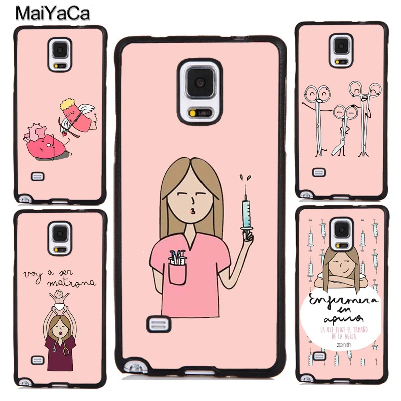 

MaiYaCa Cute Doctor Nurse Medical Medicine Health Heart Phone Cases For Samsung S6 S7 edge S8 S9 S10 plus Note 9 8 Soft Cover